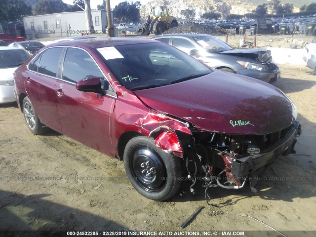 4T1BF1FK7GU610756 - 2016 TOYOTA CAMRY LE/XLE/SE/XSE წითელი ფოტო 1