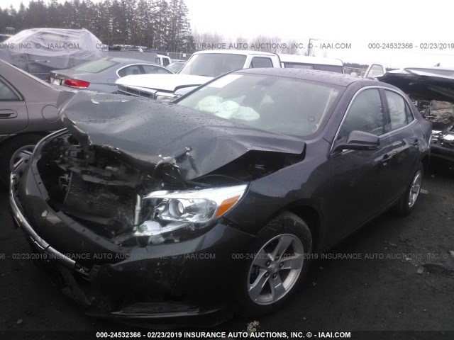 1G11C5SL8FF267403 - 2015 CHEVROLET MALIBU 1LT 灰色 照片 2