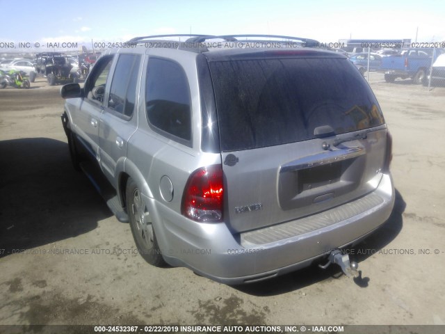 5GADT13S252104319 - 2005 BUICK RAINIER CXL SILVER photo 3