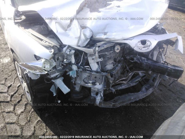 4T4BE46K78R014588 - 2008 TOYOTA CAMRY CE/LE/XLE/SE SILVER photo 6