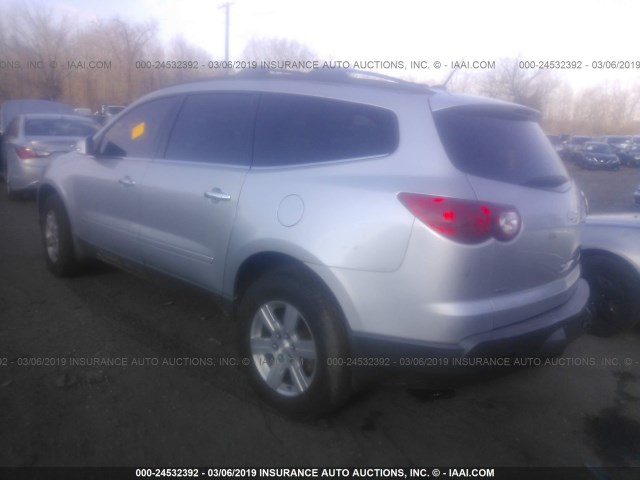 1GNLVFED8AS138962 - 2010 CHEVROLET TRAVERSE LT GRAY photo 3