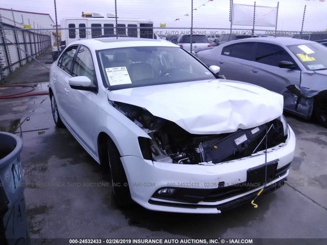 3VWL07AJ5GM212197 - 2016 VOLKSWAGEN JETTA SEL/SEL PREMIUM WHITE photo 1