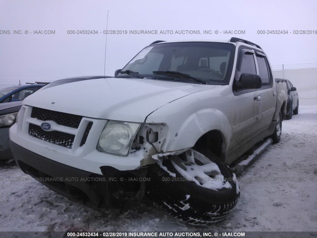 1FMZU77K85UB68878 - 2005 FORD EXPLORER SPORT TR  WHITE photo 6