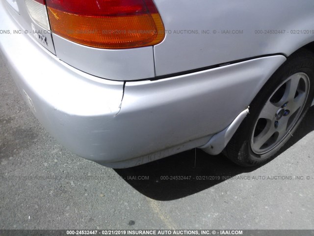 2HGEJ6620TH527939 - 1996 HONDA CIVIC DX SILVER photo 6