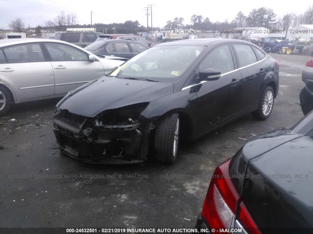 1FADP3J28EL216477 - 2014 FORD FOCUS TITANIUM BLACK photo 2