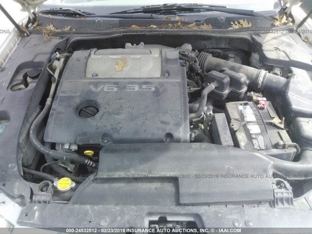 1N4BA41E54C871350 - 2004 NISSAN MAXIMA SE/SL WHITE photo 10