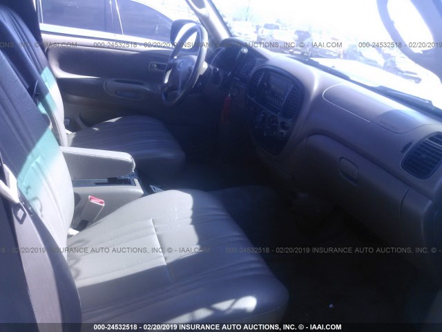 5TBRN34172S240510 - 2002 TOYOTA TUNDRA ACCESS CAB SR5 TAN photo 5