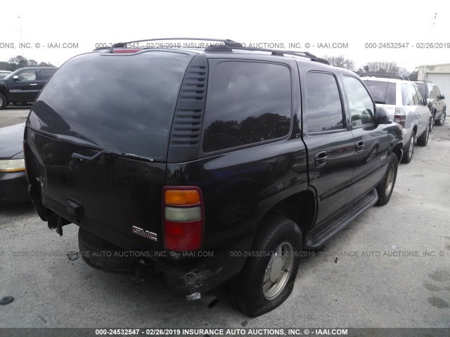 1GKEK13Z83R187394 - 2003 GMC YUKON BLACK photo 4