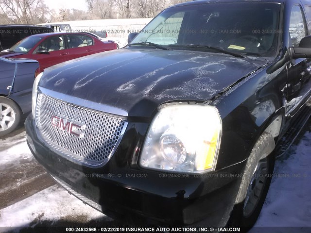 1GKFK66877J167730 - 2007 GMC YUKON XL DENALI BLACK photo 6