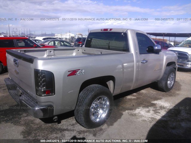 1GCEC14C57Z546581 - 2007 CHEVROLET SILVERADO C1500 TAN photo 4