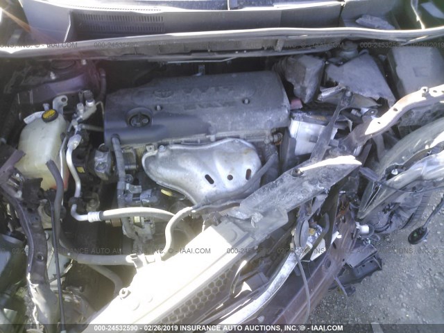 JTLZE4FE8B1138180 - 2011 TOYOTA SCION XB PURPLE photo 10