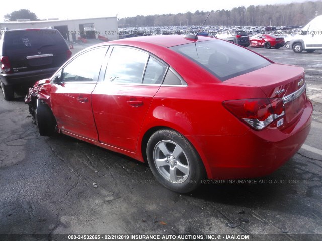 1G1PE5SB0G7223824 - 2016 CHEVROLET CRUZE LIMITED LT RED photo 3