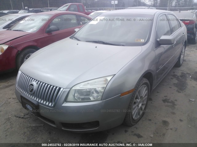 3MEHM08Z58R619021 - 2008 MERCURY MILAN PREMIER GRAY photo 2