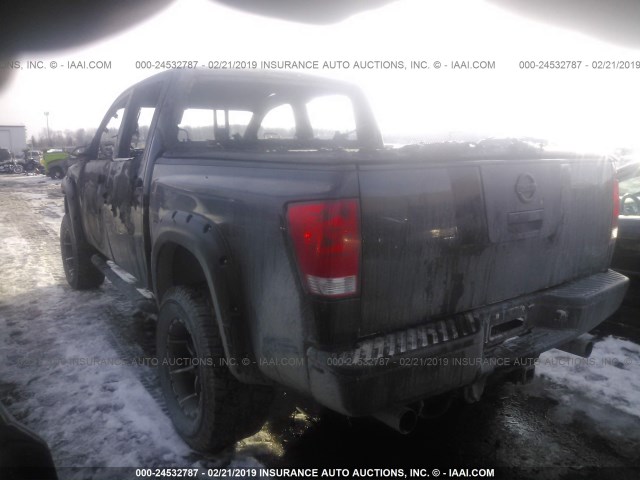 1N6AA07B35N509810 - 2005 NISSAN TITAN XE/SE/LE BLACK photo 3