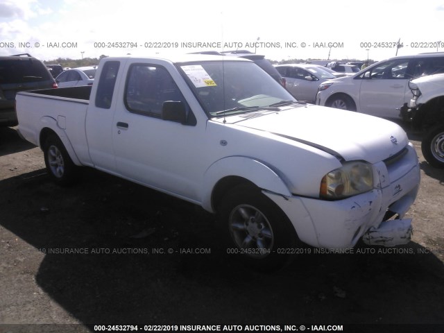 1N6DD26S61C304148 - 2001 NISSAN FRONTIER KING CAB XE WHITE photo 1