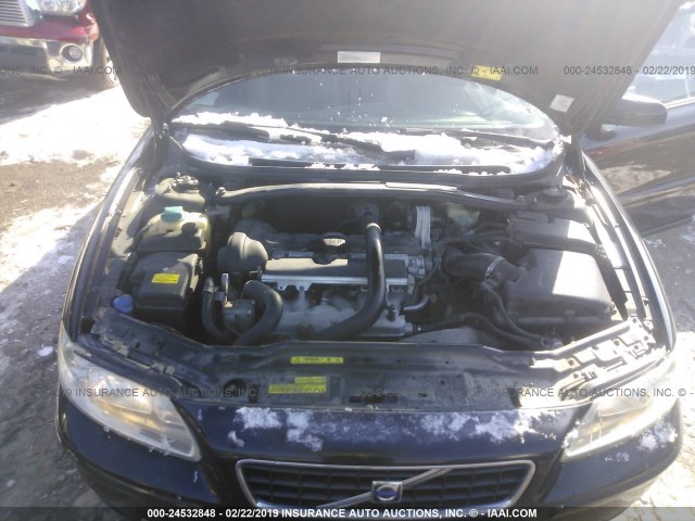 YV1RS592862530520 - 2006 VOLVO S60 2.5T BLACK photo 10