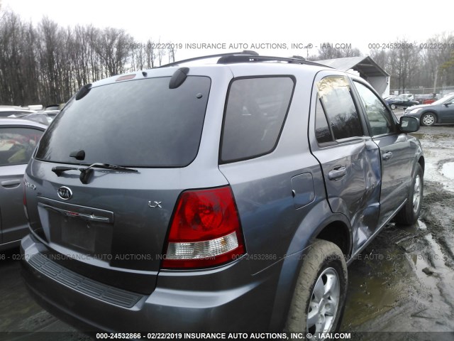 KNDJC733065575060 - 2006 KIA SORENTO EX/LX GRAY photo 4