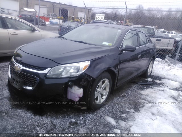 1G11B5SL4EF110968 - 2014 CHEVROLET MALIBU LS BLACK photo 2