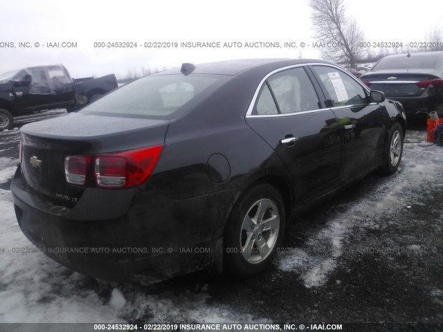 1G11B5SL4EF110968 - 2014 CHEVROLET MALIBU LS BLACK photo 4