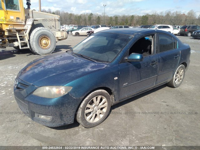 JM1BK323371746474 - 2007 MAZDA 3 S BLUE photo 2