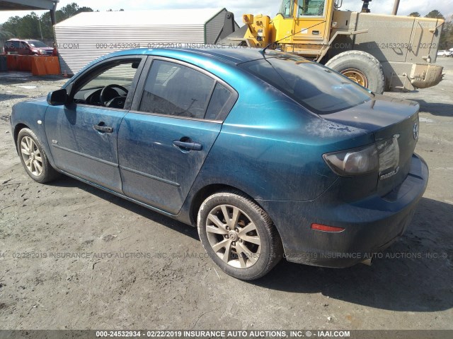 JM1BK323371746474 - 2007 MAZDA 3 S BLUE photo 3