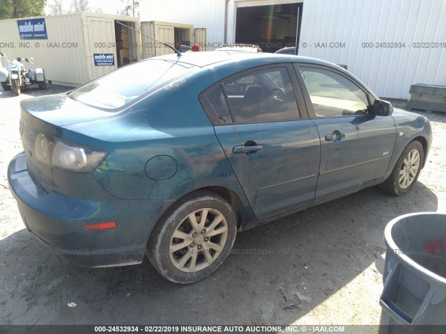 JM1BK323371746474 - 2007 MAZDA 3 S BLUE photo 4