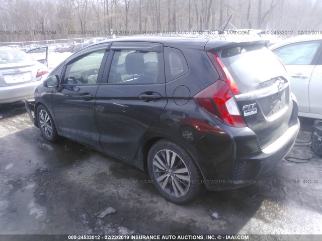 3HGGK5H89FM701238 - 2015 HONDA FIT EX/EXL BLACK photo 3