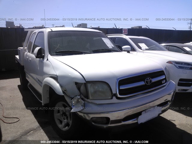 5TBBT48141S161009 - 2001 TOYOTA TUNDRA ACCESS CAB LIMITED WHITE photo 1