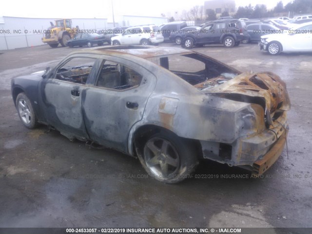 2B3KA33V69H502942 - 2009 DODGE CHARGER SXT GRAY photo 3