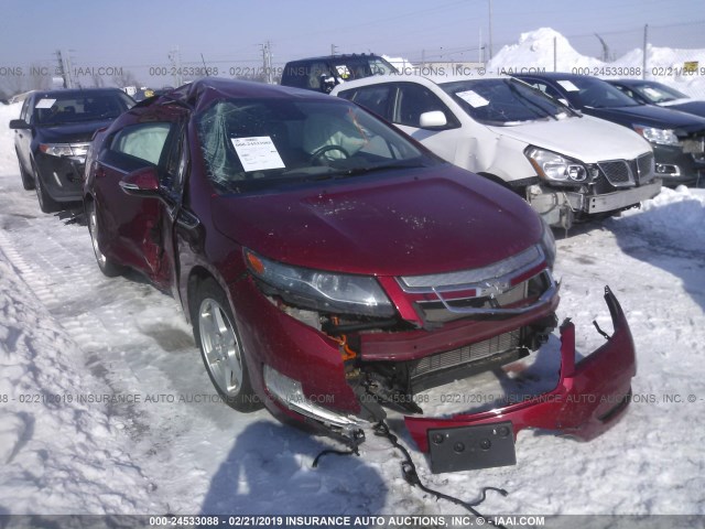 1G1RH6E44EU140074 - 2014 CHEVROLET VOLT BURGUNDY photo 1