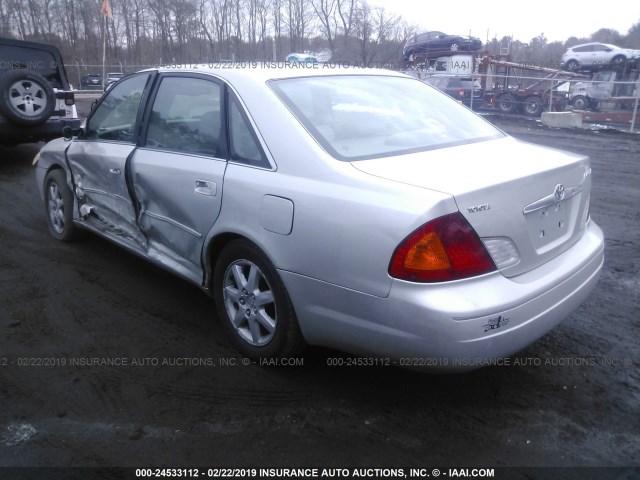 4T1BF28B01U124459 - 2001 TOYOTA AVALON XL/XLS SILVER photo 3