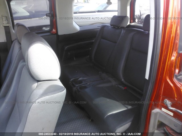 5J6YH18344L008343 - 2004 HONDA ELEMENT LX ORANGE photo 8