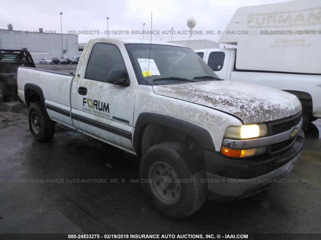 1GCHC24G51E254739 - 2001 CHEVROLET SILVERADO C2500 HEAVY DUTY WHITE photo 1