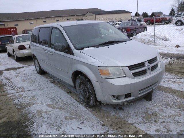 1D8HN44E09B513415 - 2009 DODGE GRAND CARAVAN SE SILVER photo 1