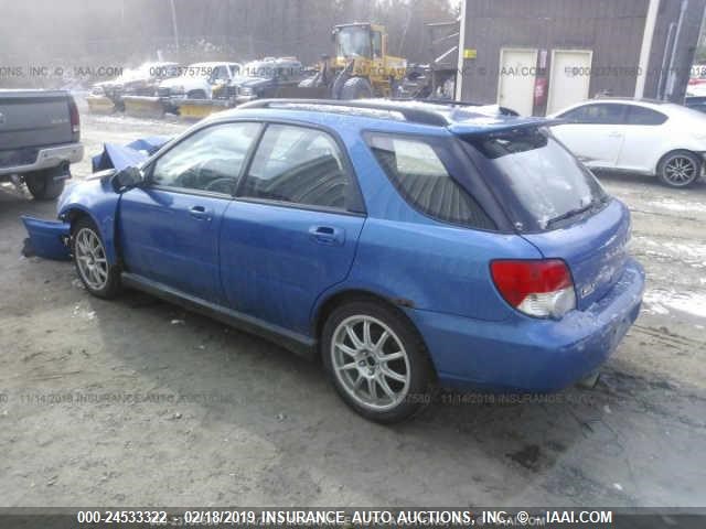 JF1GG296X4G815614 - 2004 SUBARU IMPREZA WRX BLUE photo 2