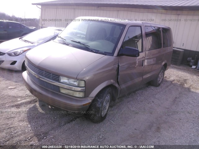 1GNDM19XX5B109886 - 2005 CHEVROLET ASTRO GOLD photo 2