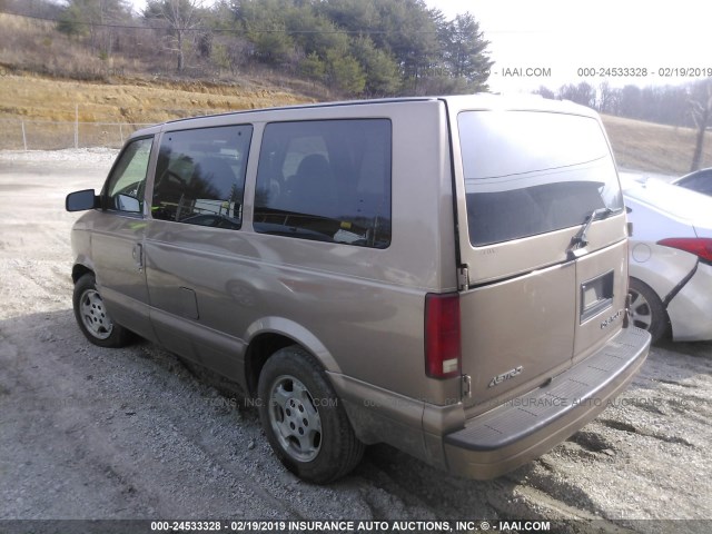 1GNDM19XX5B109886 - 2005 CHEVROLET ASTRO GOLD photo 3