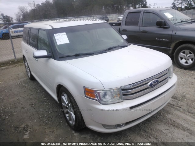 2FMHK6DT5ABA79388 - 2010 FORD FLEX LIMITED WHITE photo 1