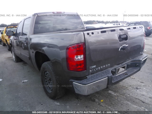 2GCEK133281291001 - 2008 CHEVROLET SILVERADO K1500 GRAY photo 3