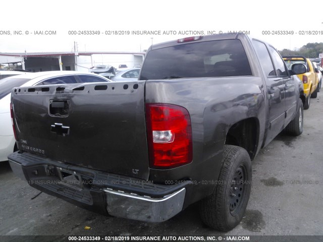 2GCEK133281291001 - 2008 CHEVROLET SILVERADO K1500 GRAY photo 4