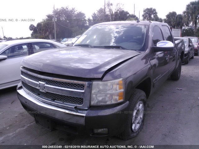 2GCEK133281291001 - 2008 CHEVROLET SILVERADO K1500 GRAY photo 6