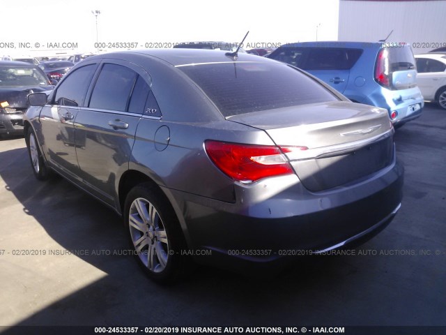 1C3CCBAB5CN318708 - 2012 CHRYSLER 200 LX BLACK photo 3