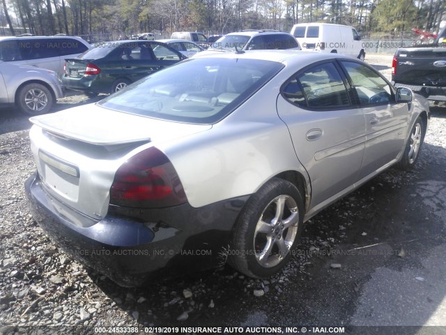 2G2WC55C581107986 - 2008 PONTIAC GRAND PRIX GXP GRAY photo 4