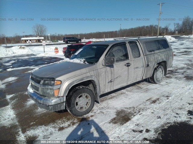 1GCCS19E278199592 - 2007 CHEVROLET COLORADO SILVER photo 2