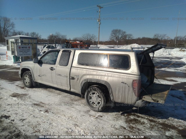 1GCCS19E278199592 - 2007 CHEVROLET COLORADO SILVER photo 3