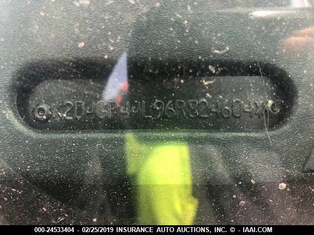 2D4GP44L96R824604 - 2006 DODGE GRAND CARAVAN SXT BLUE photo 9