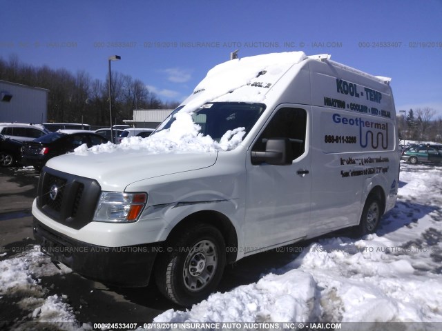 1N6BF0LY2CN113171 - 2012 NISSAN NV 2500 WHITE photo 2