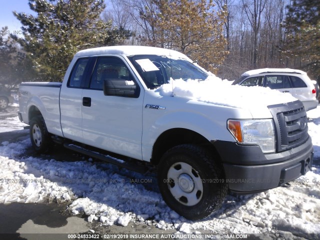 1FTPX14VX9FA28632 - 2009 FORD F150 SUPER CAB WHITE photo 1