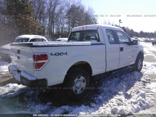 1FTPX14VX9FA28632 - 2009 FORD F150 SUPER CAB WHITE photo 4