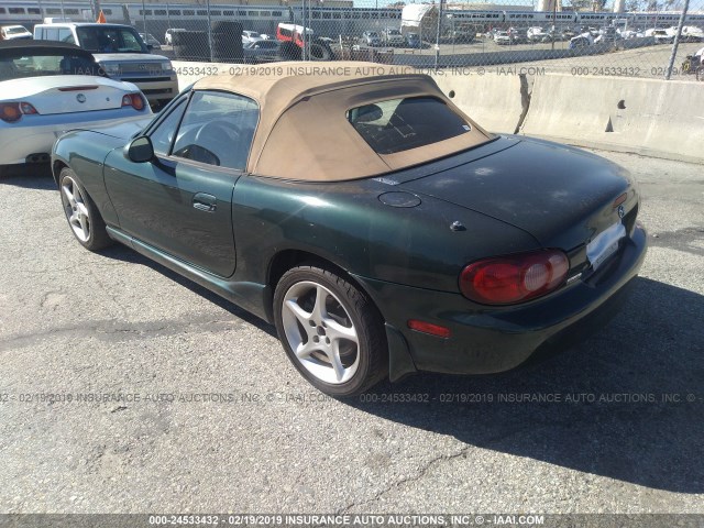 JM1NB353820222843 - 2002 MAZDA MX-5 MIATA LS GREEN photo 3